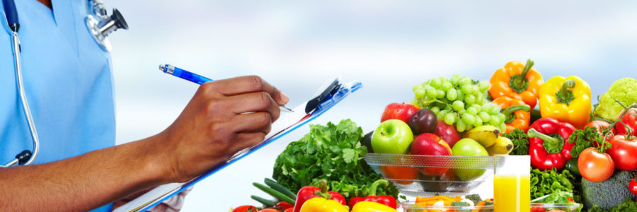 African-American black doctor woman over blue background.